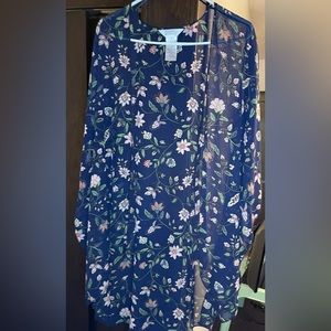 Market and Spruce XL Margoux Chiffon Open Front